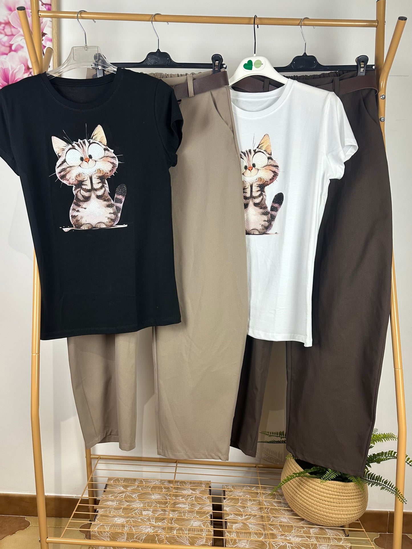 T-shirt Gattino Luminoso