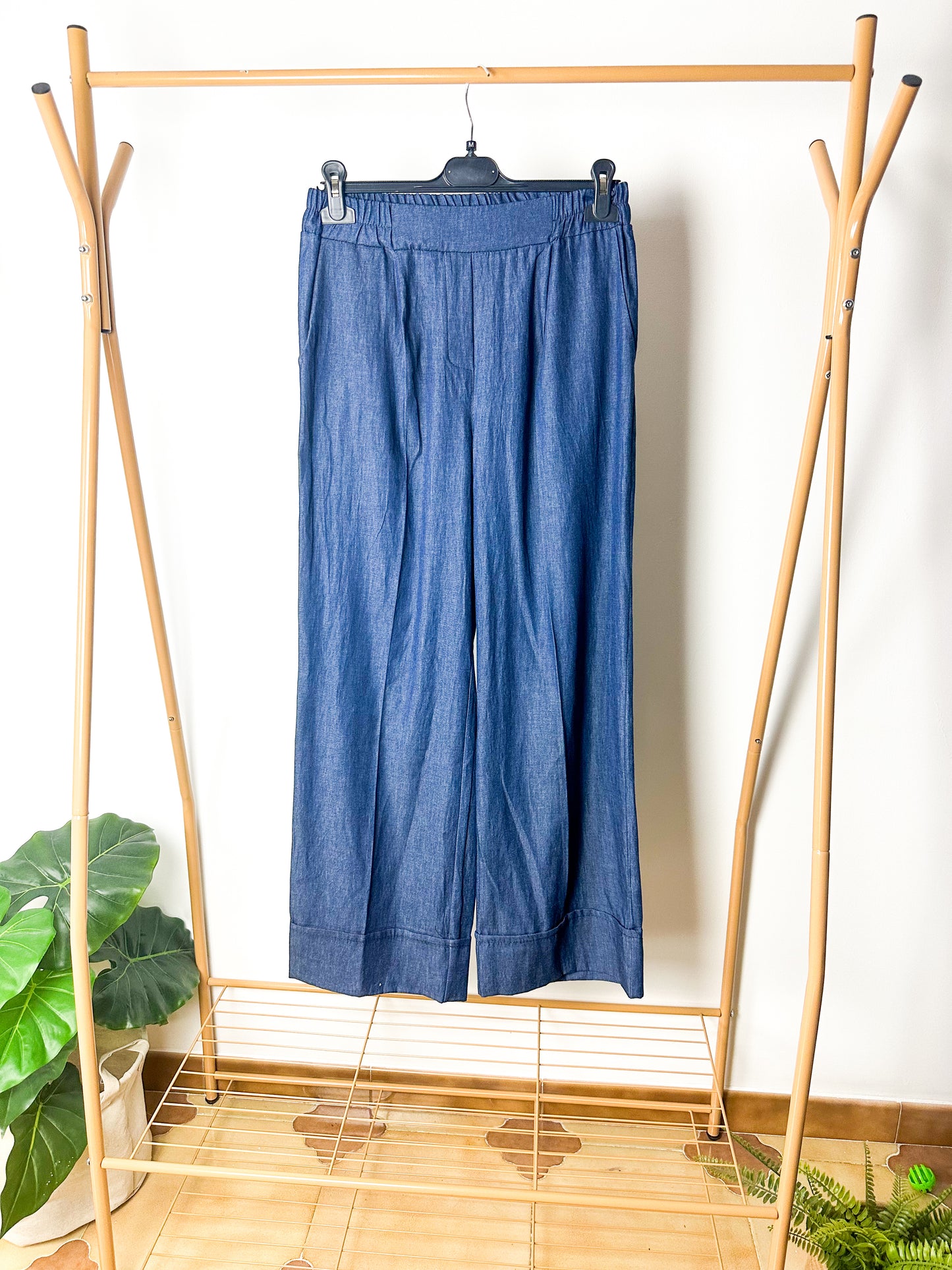 Pantalone Palazzo Jeans
