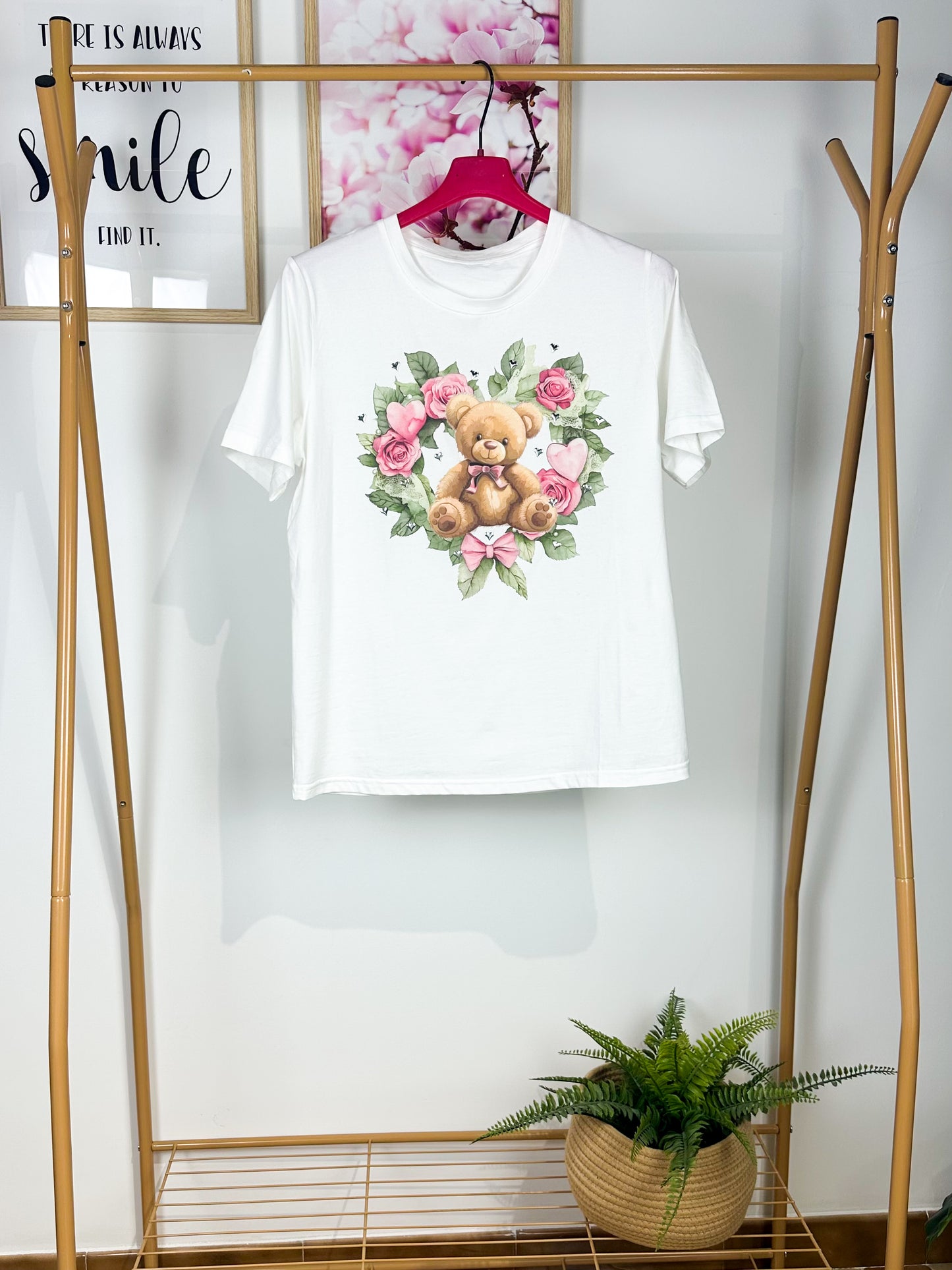 T-shirt Orsetto Cuori