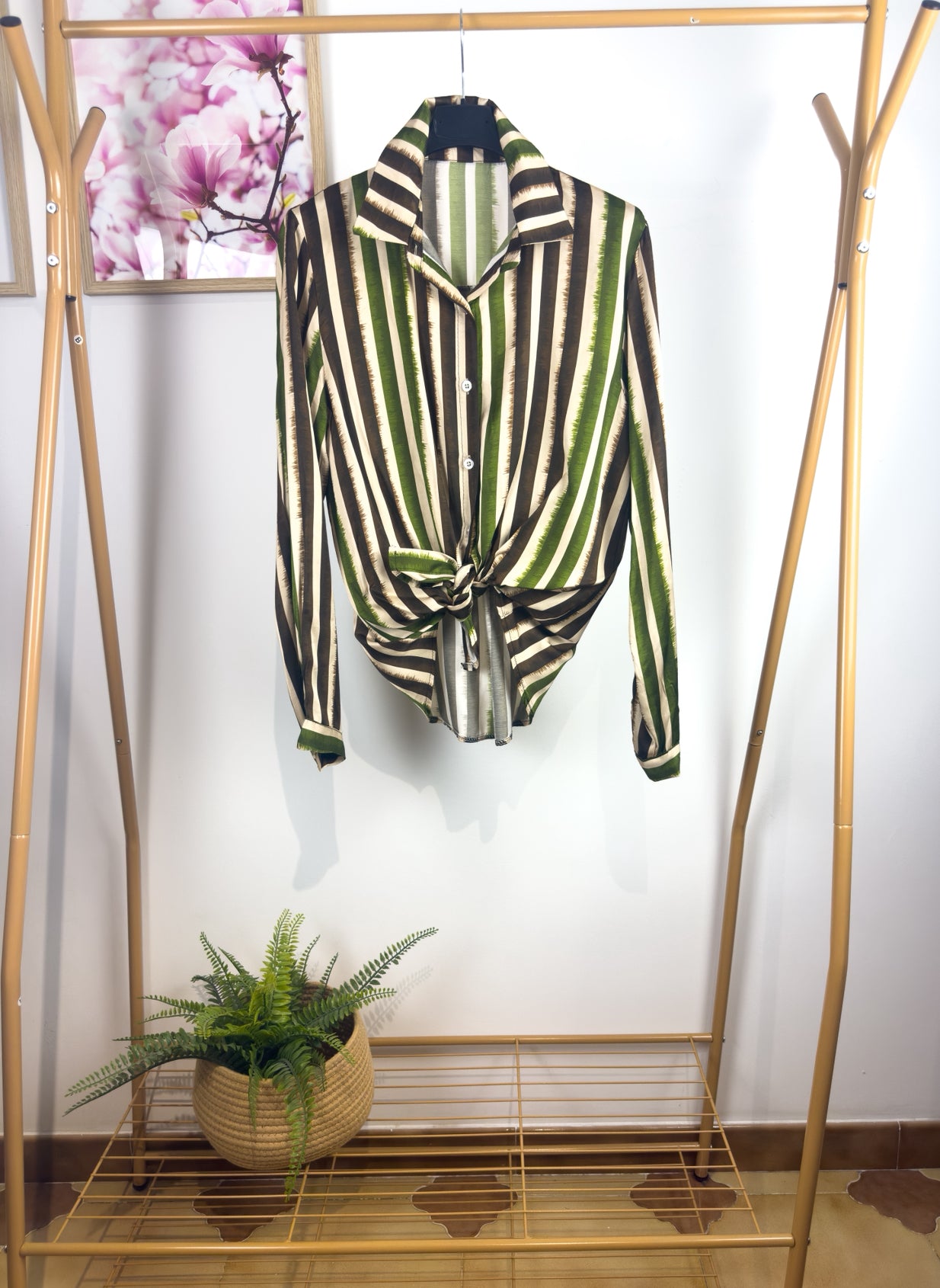 Camicia Righe Autunno