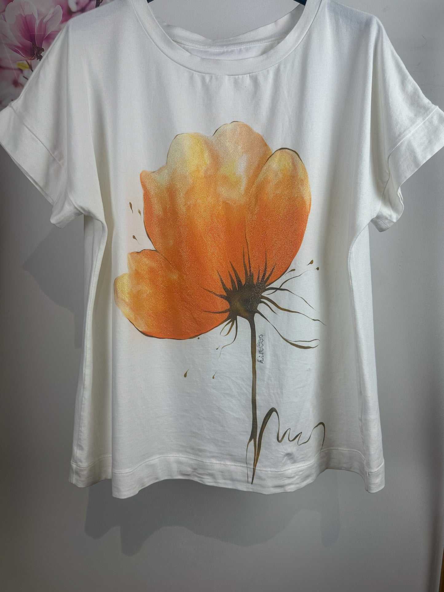 T-shirt Maxi Fiore