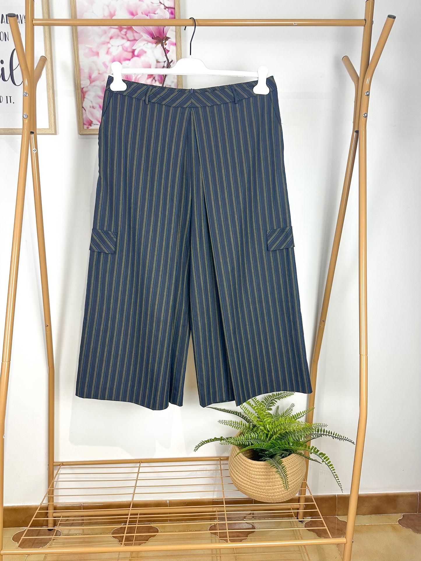 Pantalone Cargo Righe