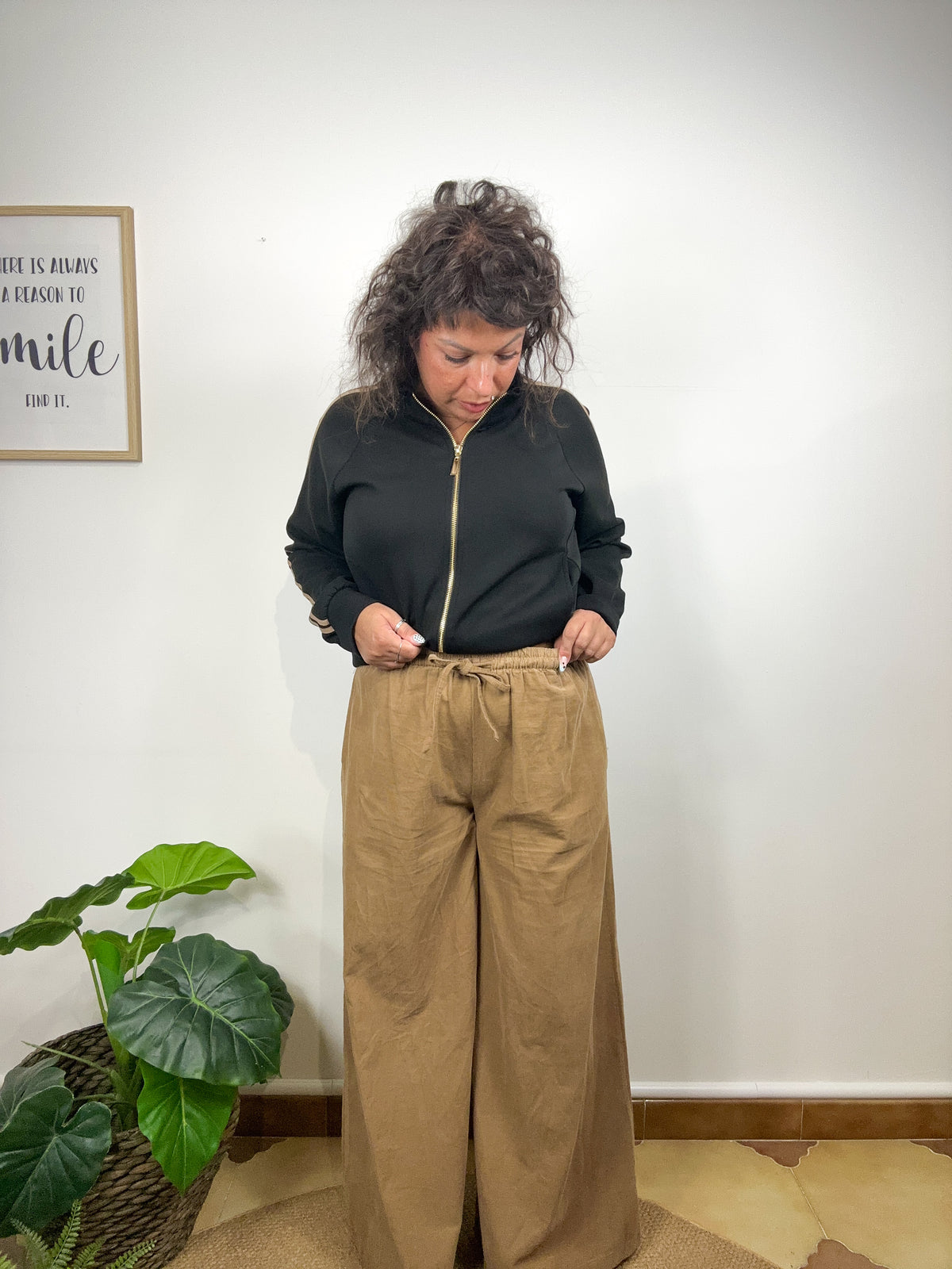 Pantaloni Palazzo Vellutino