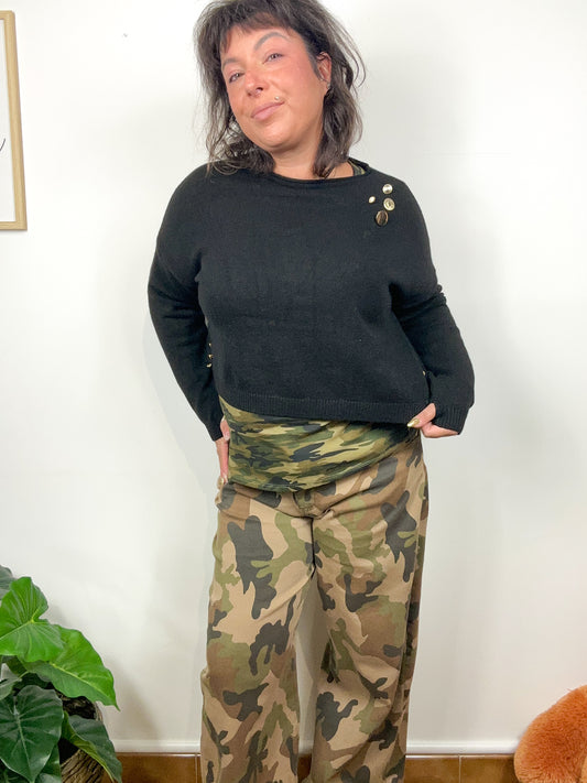 Mini Maglione Golden Accent