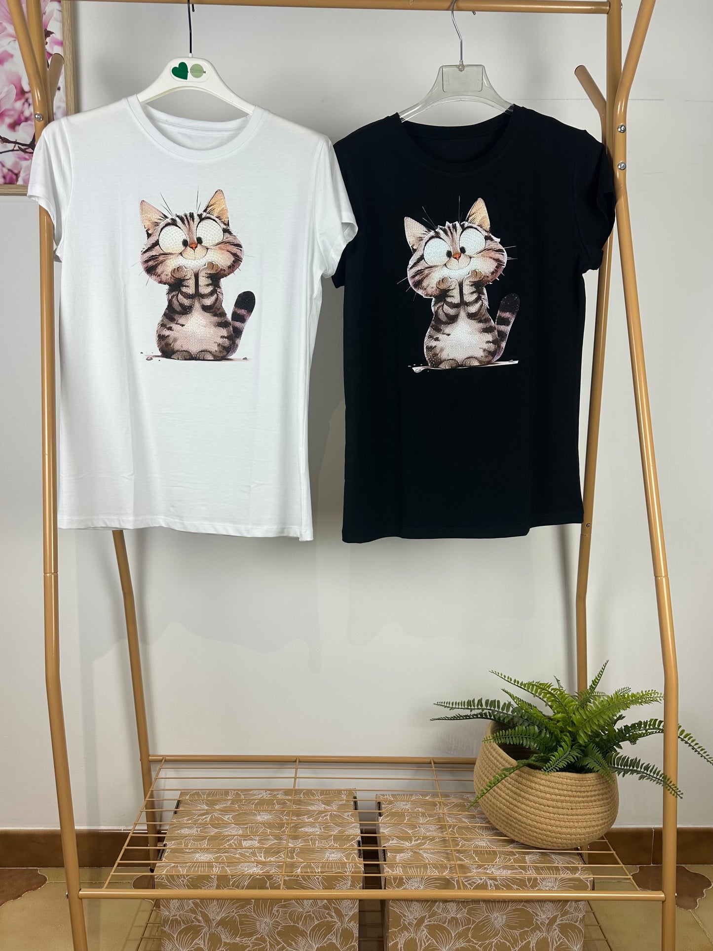 T-shirt Gattino Luminoso