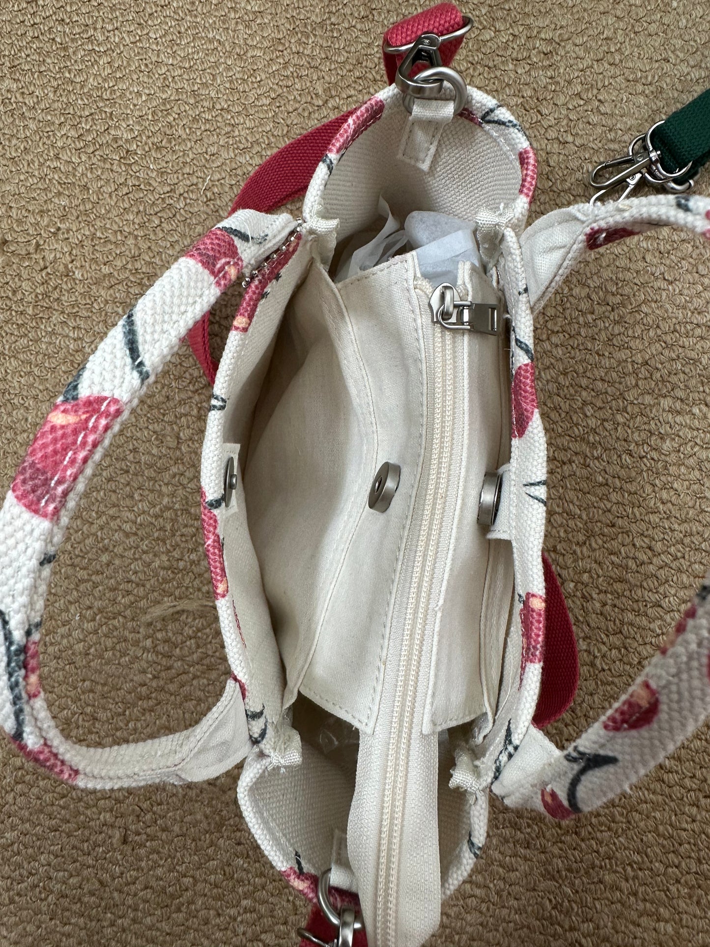 Mini Tote Bag Ciliegie