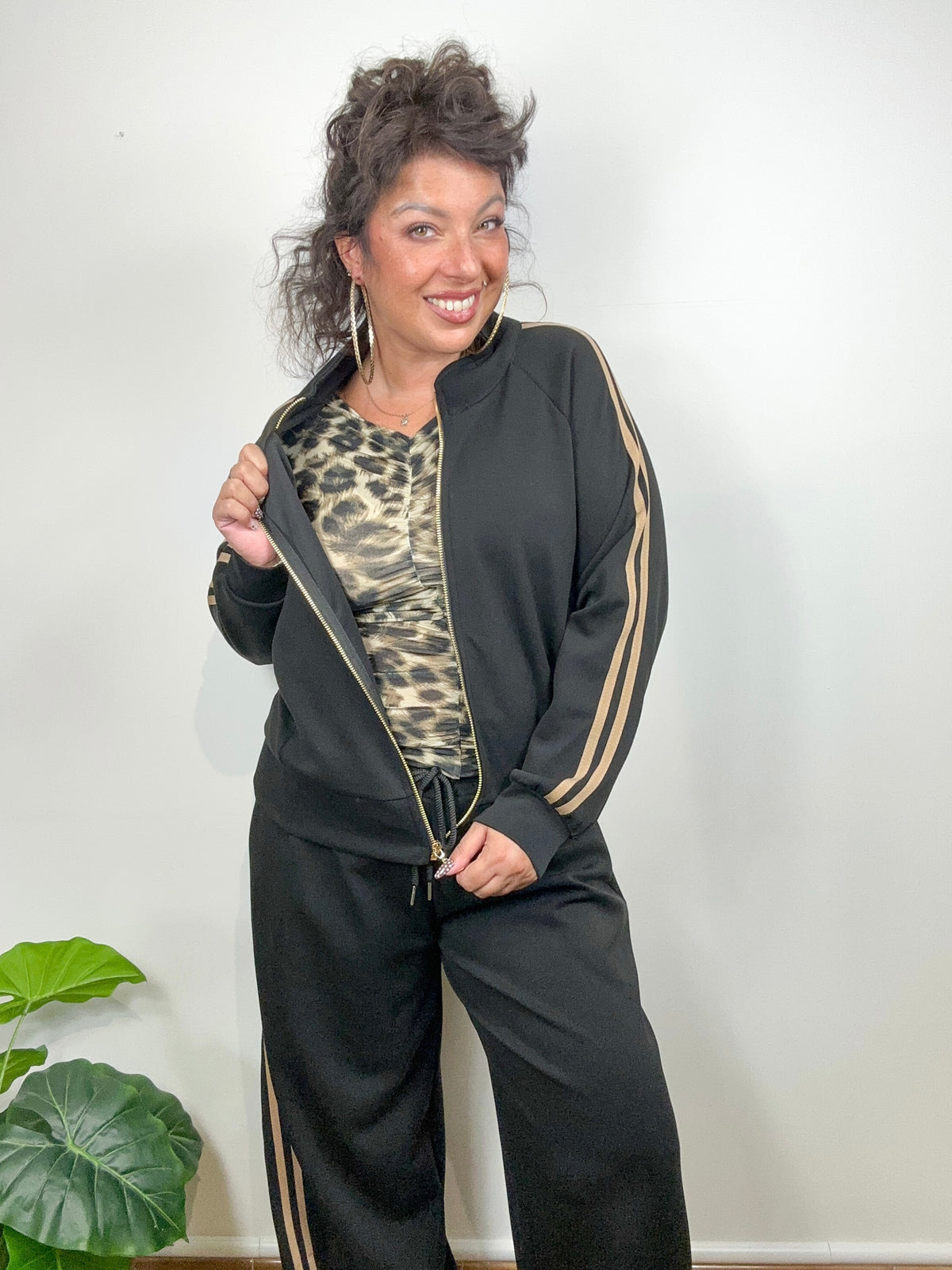 Sottogiacca Animalier Drappeggio
