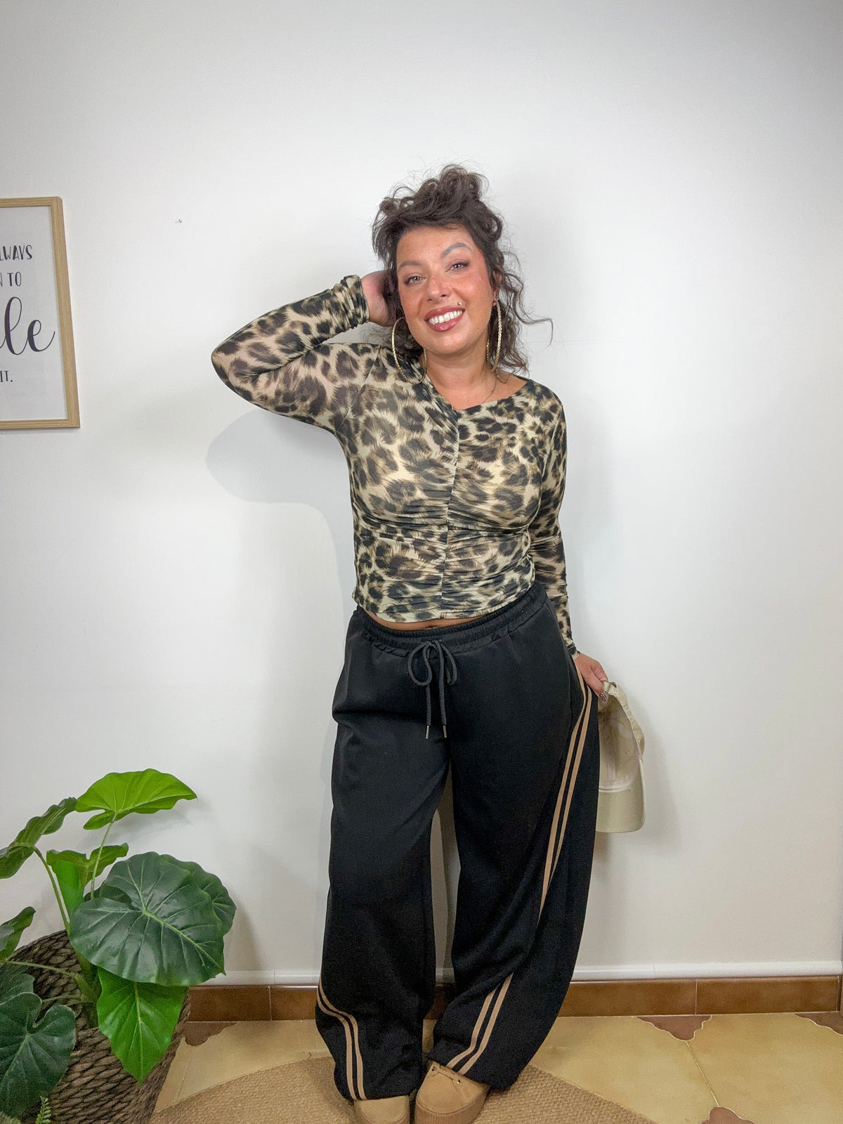 Sottogiacca Animalier Drappeggio