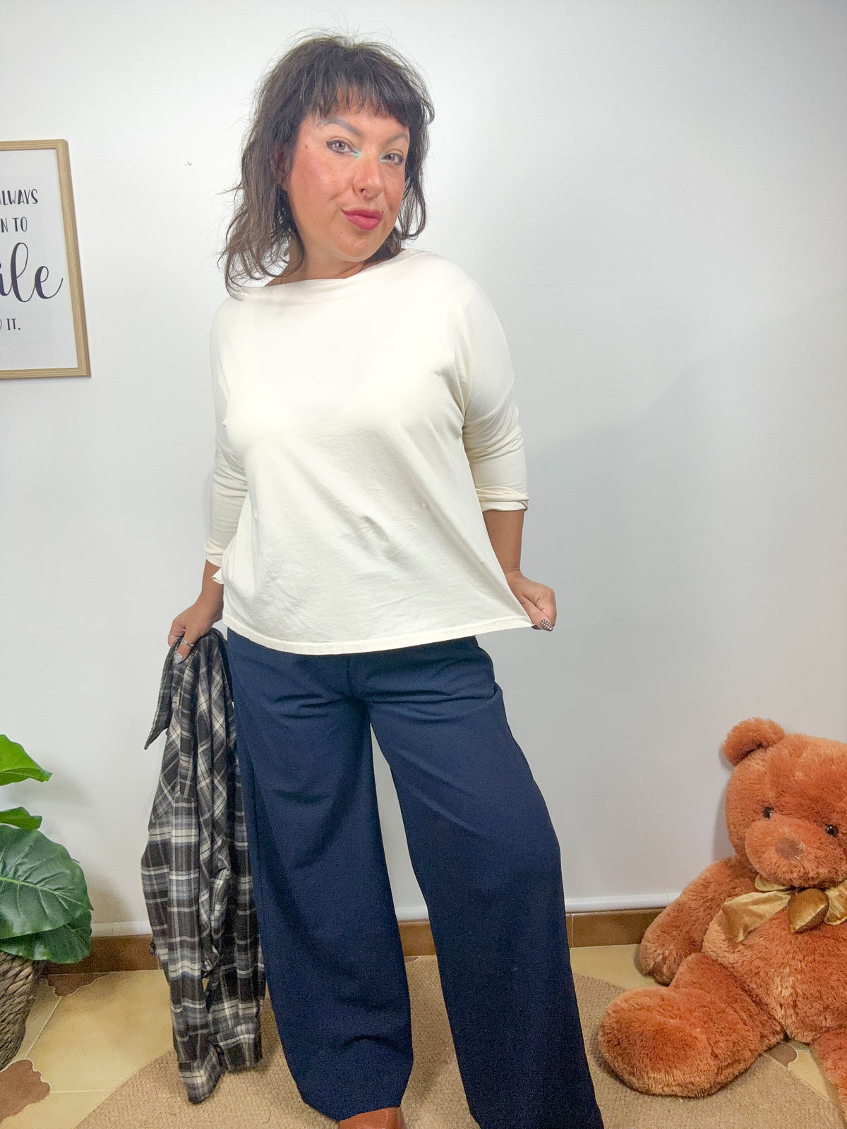 Magliettina Scollo a Barchetta
