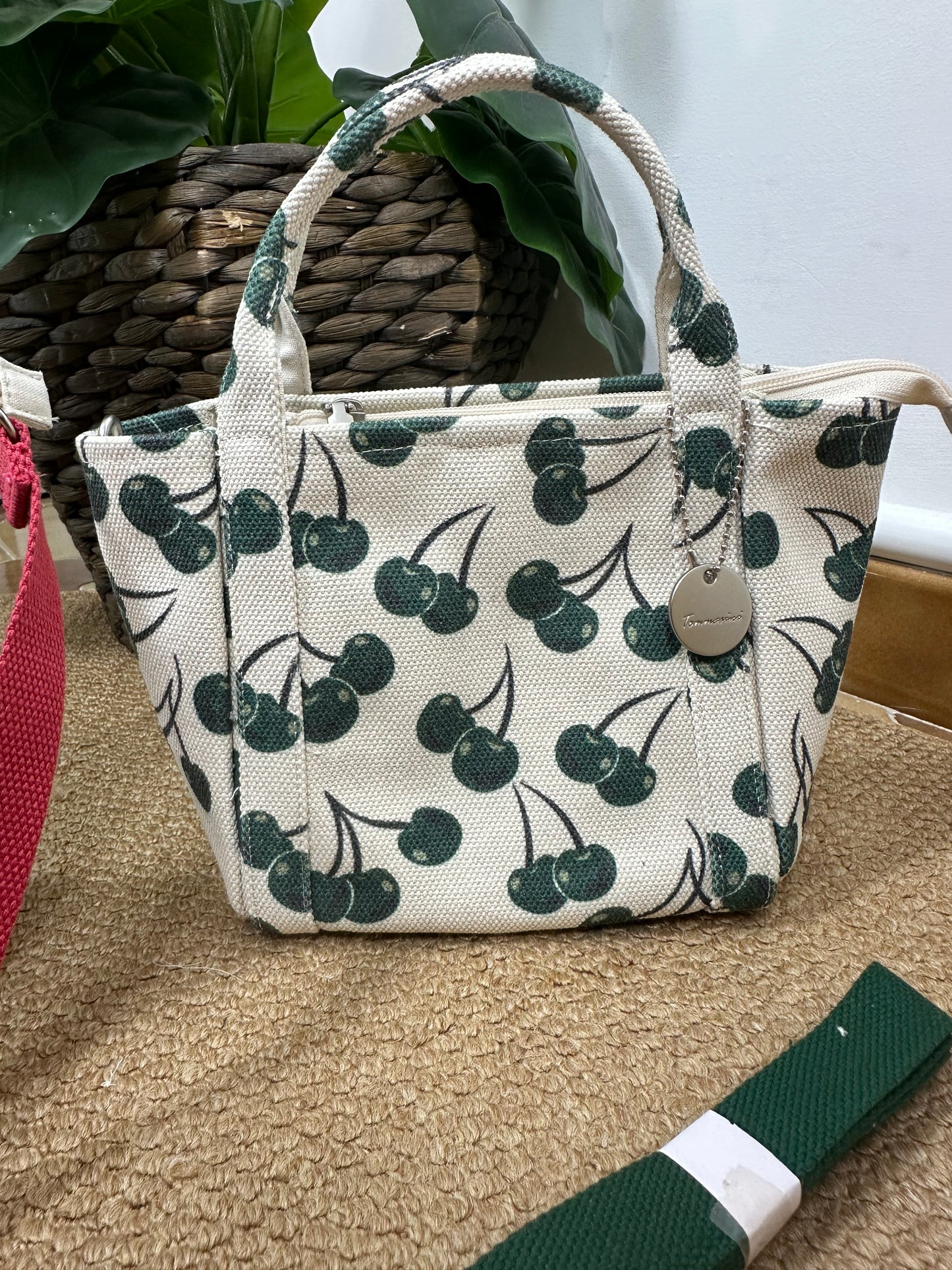 Mini Tote Bag Ciliegie