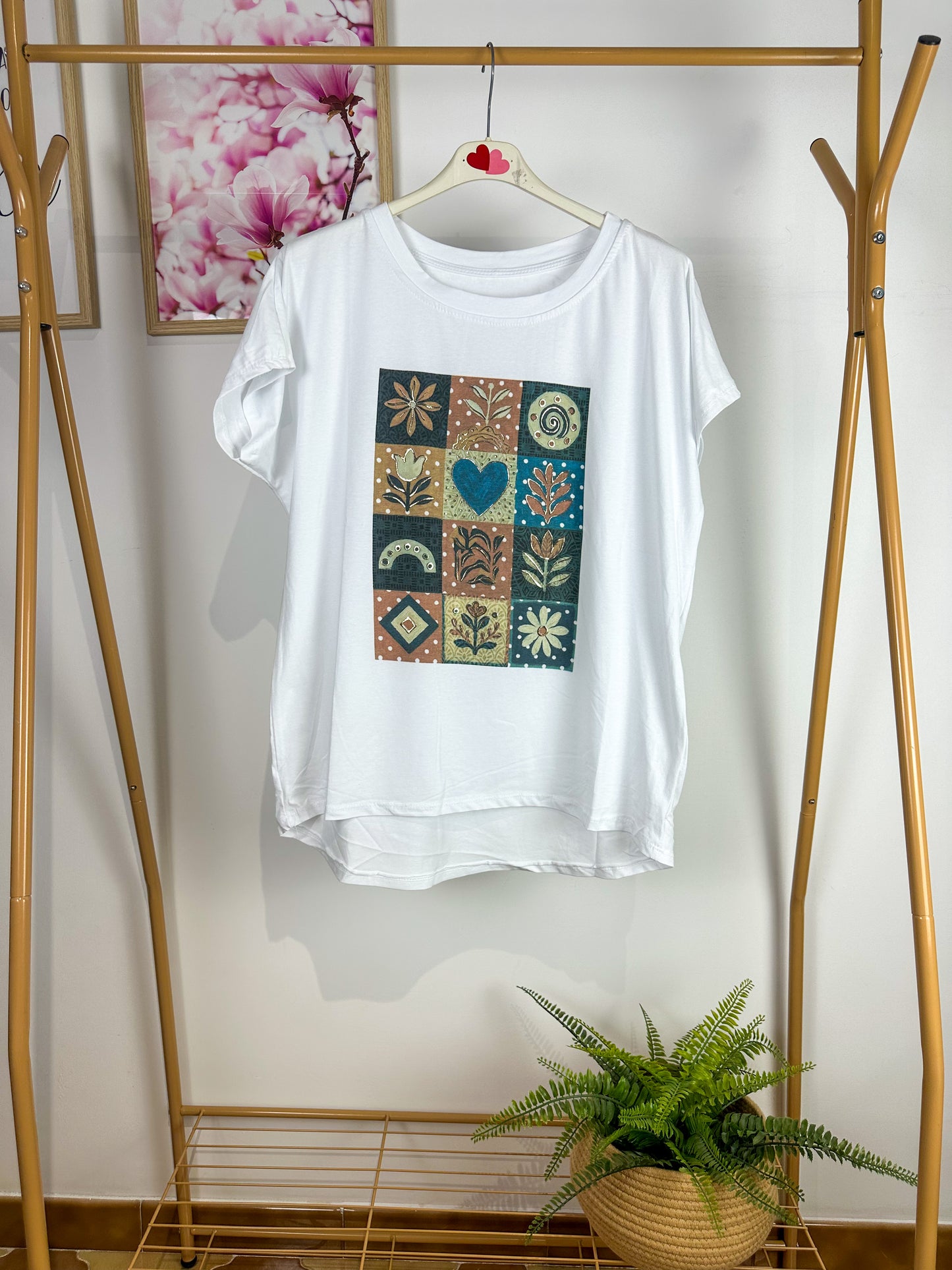 T-shirt Cuore Folk
