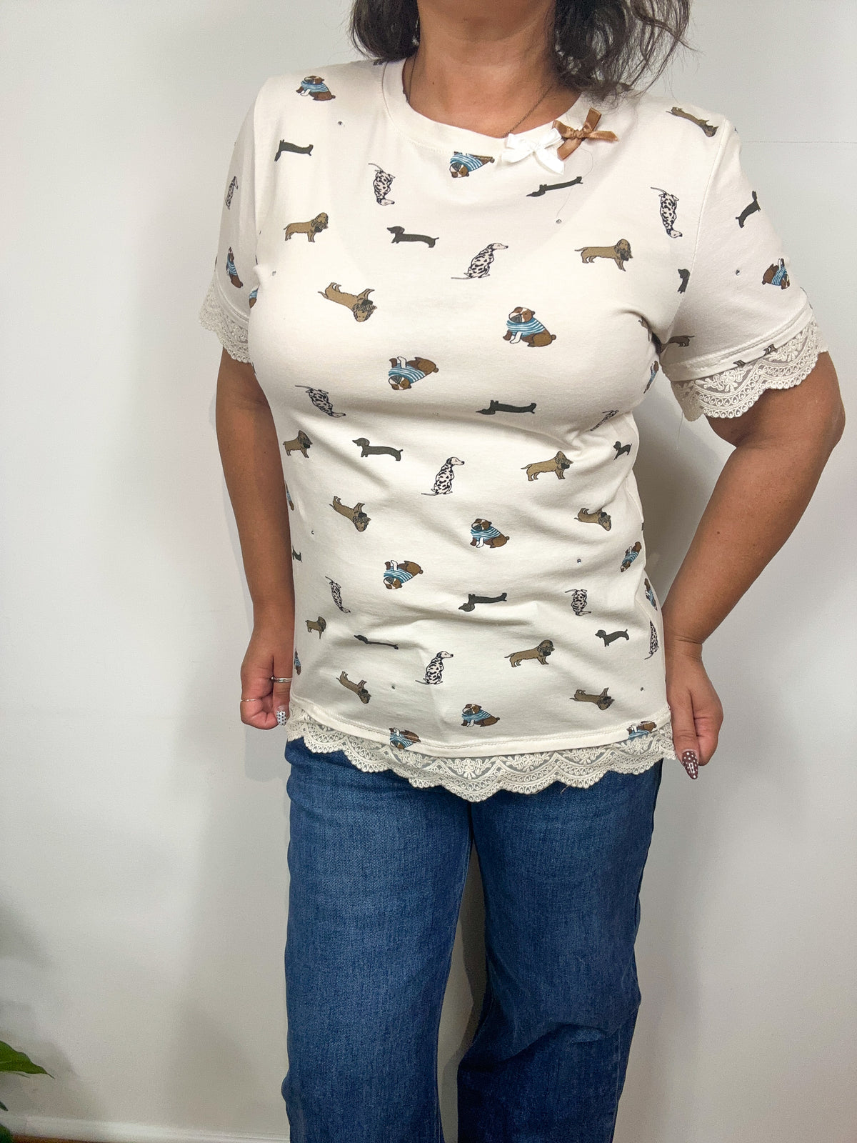 T-shirt Puppies & Crochet