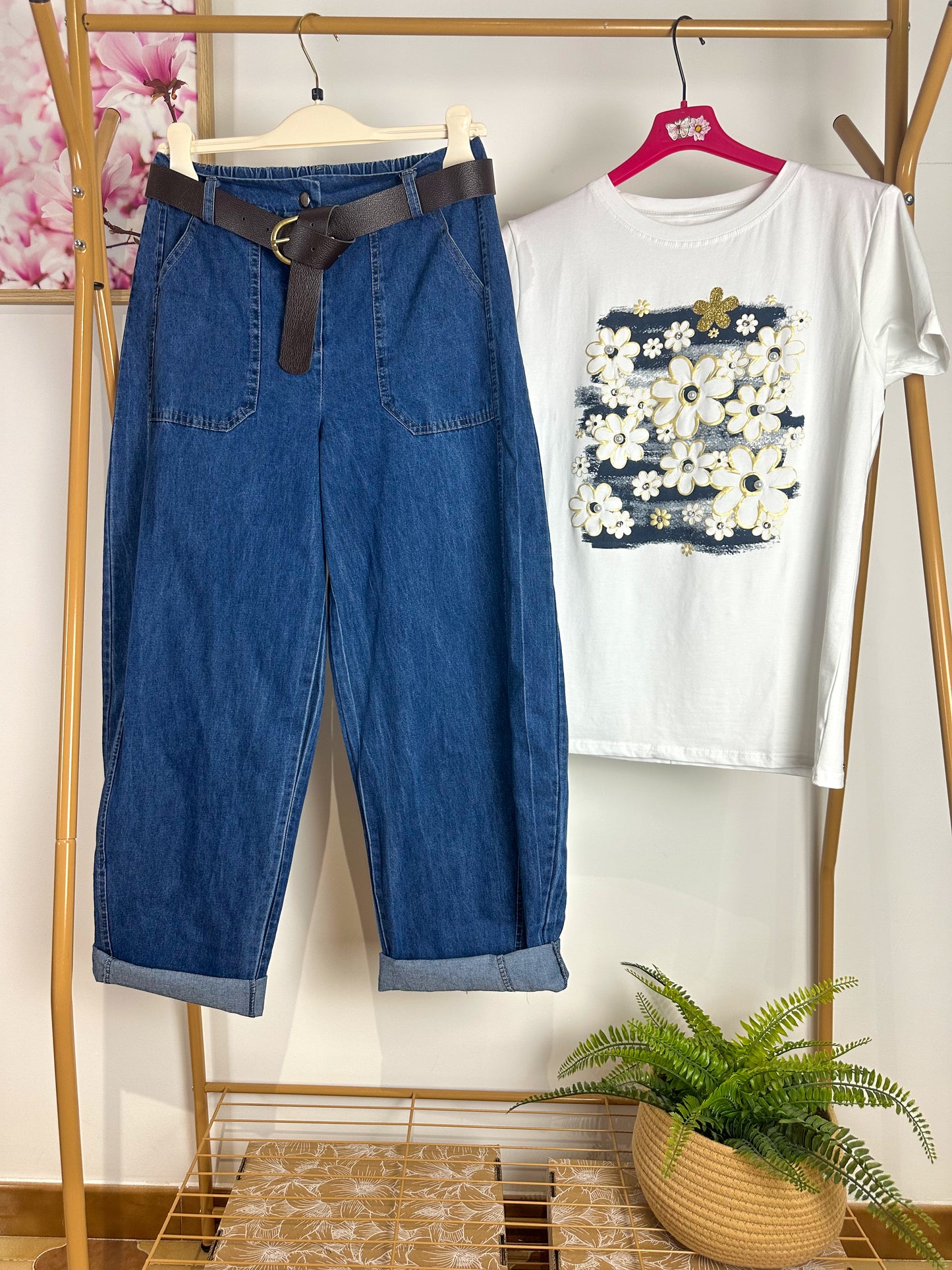 T-shirt Luce e Fiori