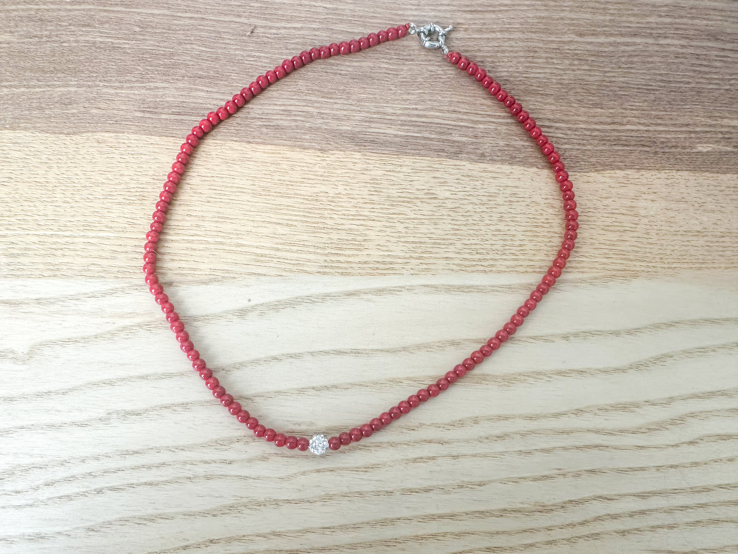 Collana Perle Rosse