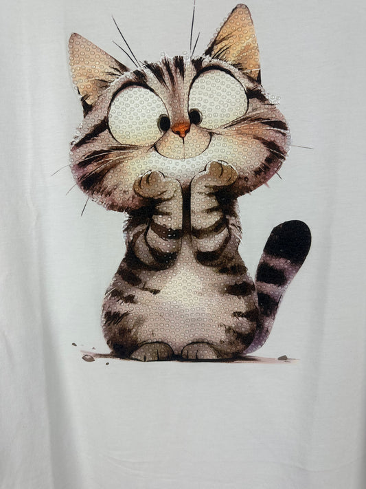 T-shirt Gattino Luminoso