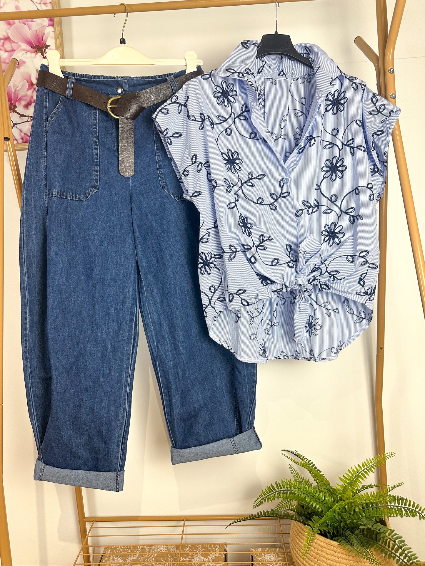 Camicetta Fiori di Cotone