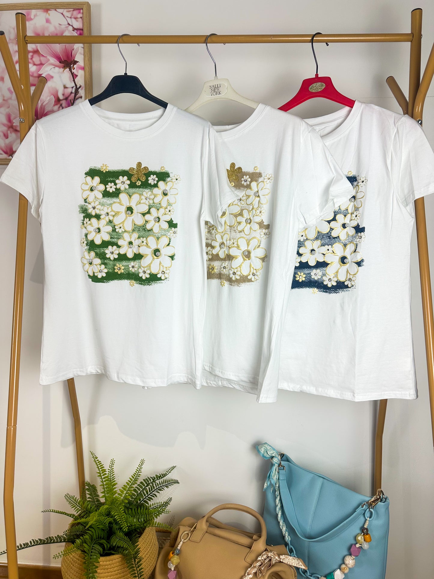 T-shirt Luce e Fiori