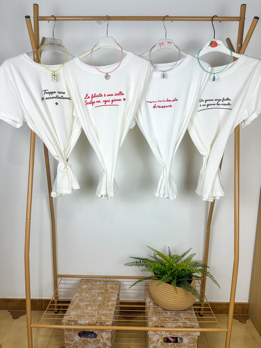 T-shirt Frasi