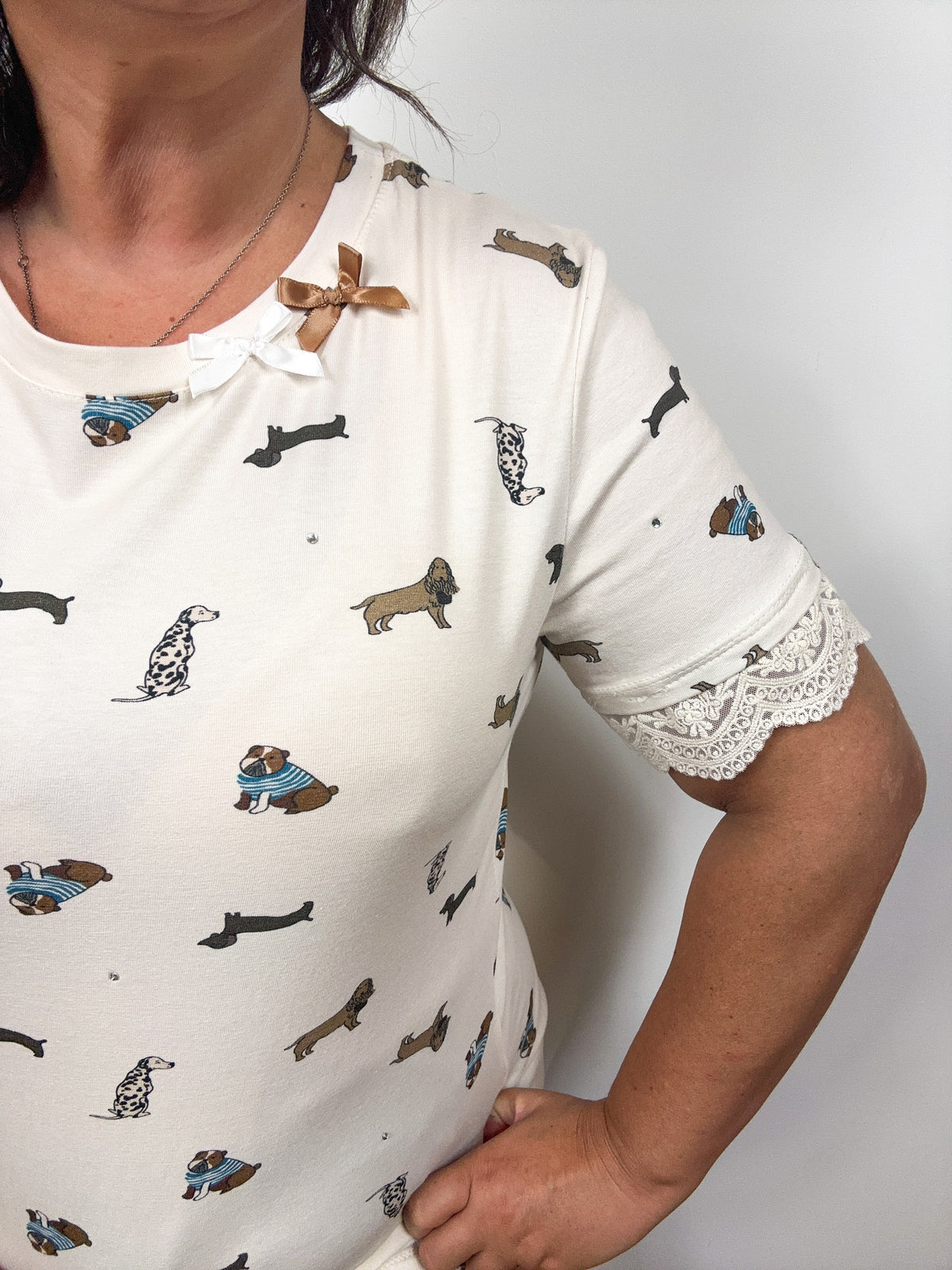 T-shirt Puppies & Crochet