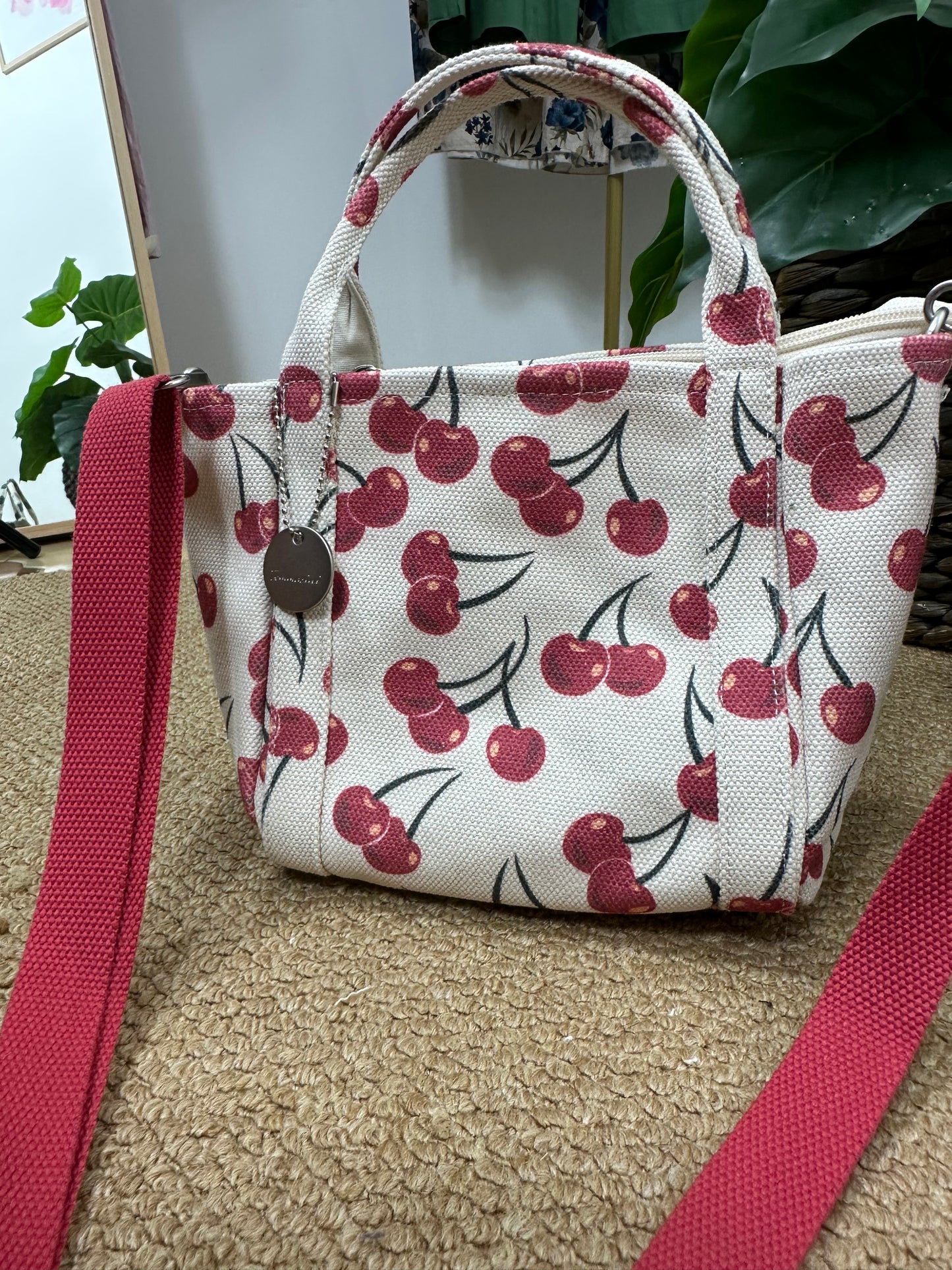 Mini Tote Bag Ciliegie