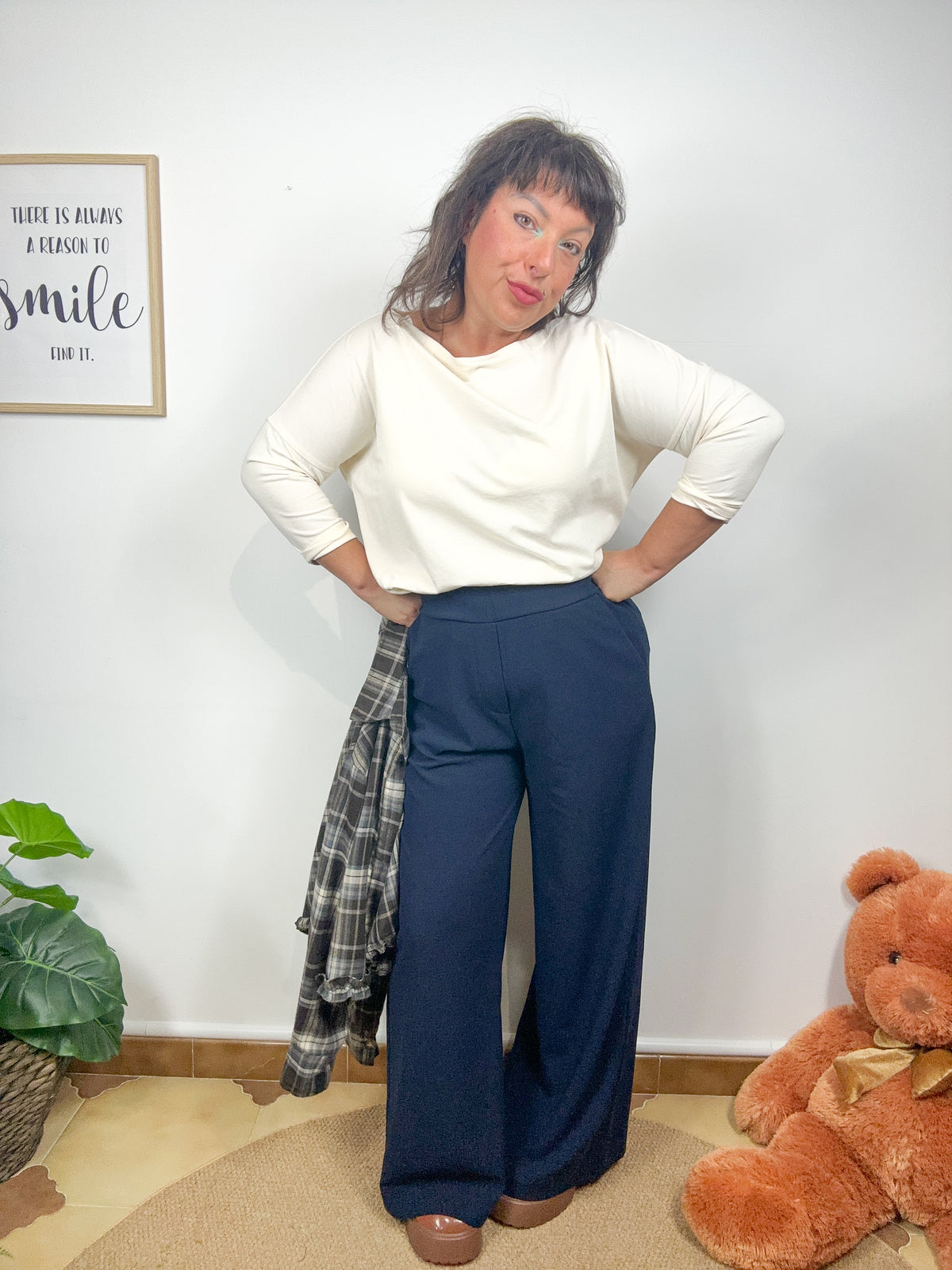 Pantaloni Palazzo Flowing