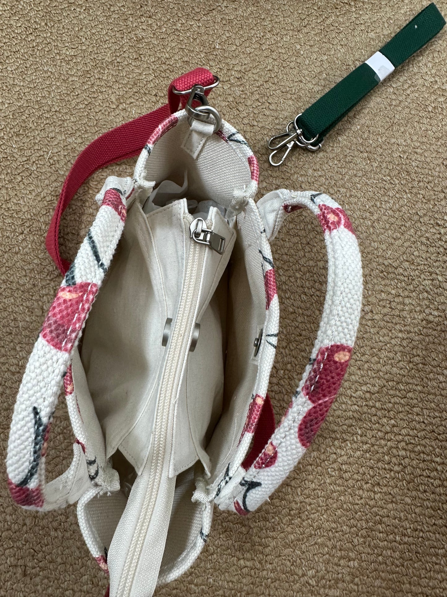 Mini Tote Bag Ciliegie
