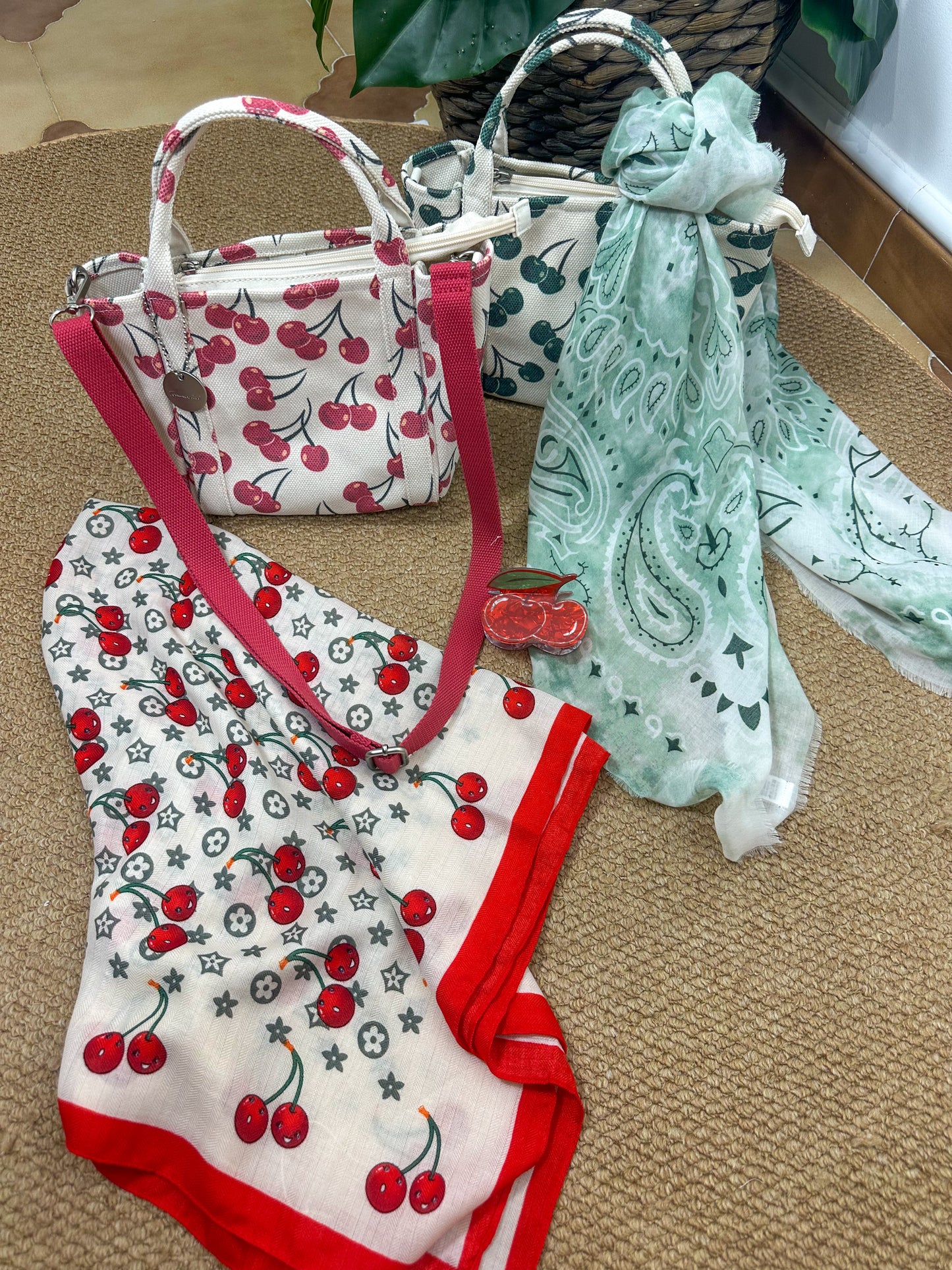 Maxi Foulard Jacquard