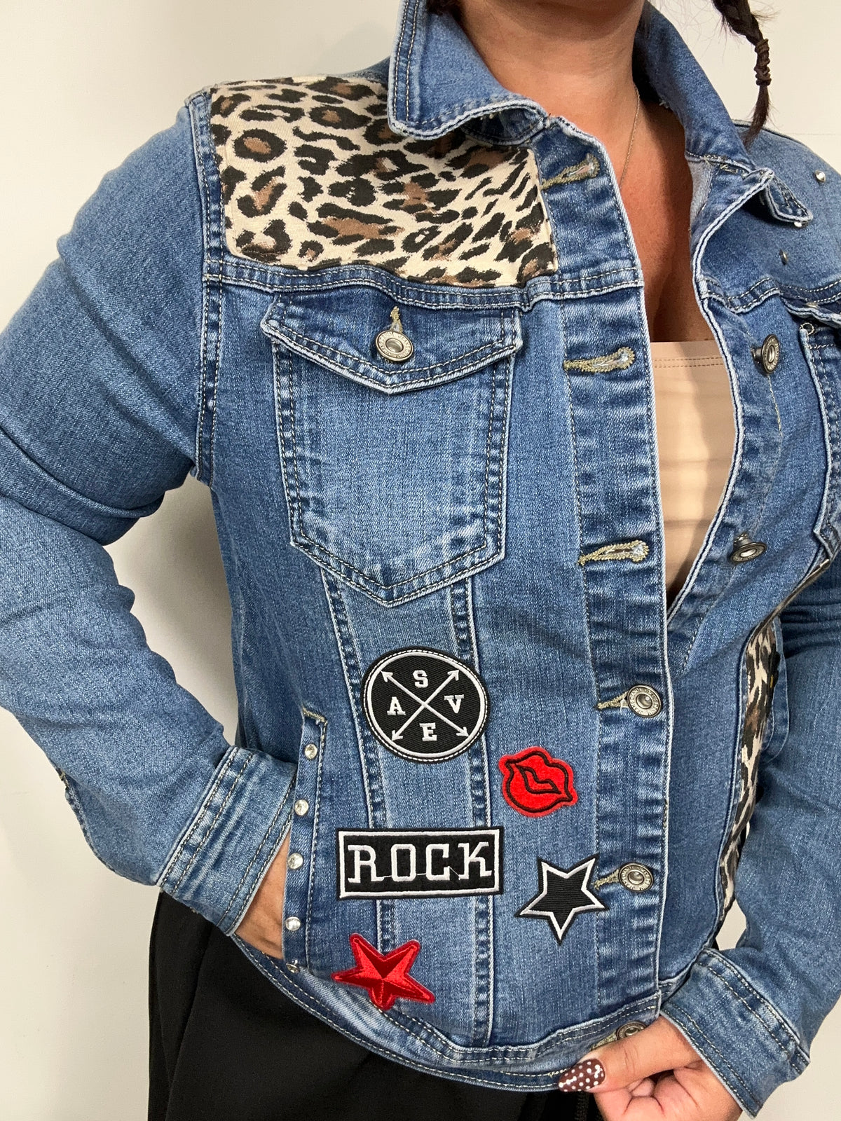 Giacca Denim Wild & Rock Custom