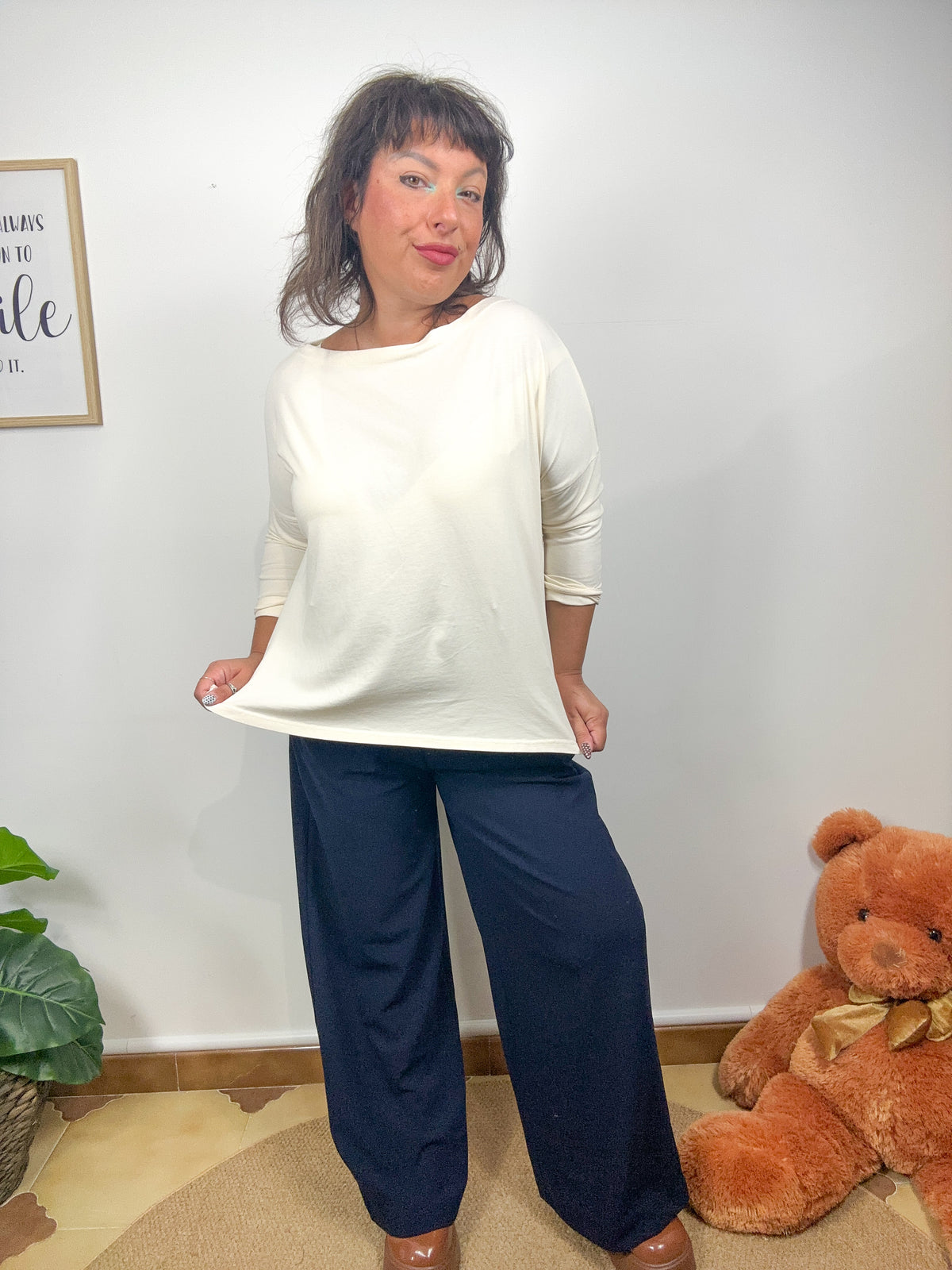 Magliettina Scollo a Barchetta