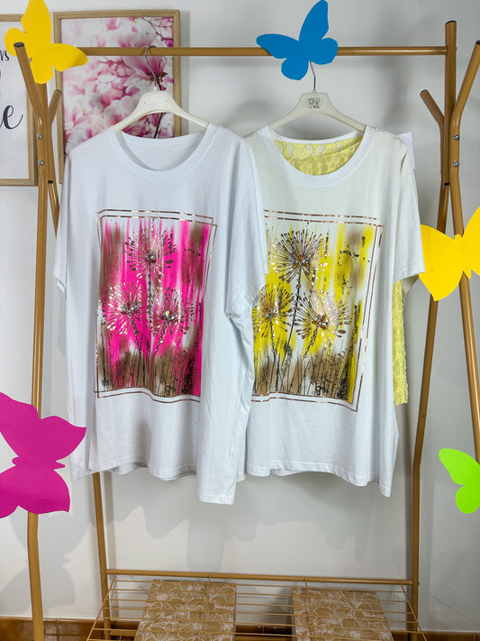 T-shirt Quadro Fiorito