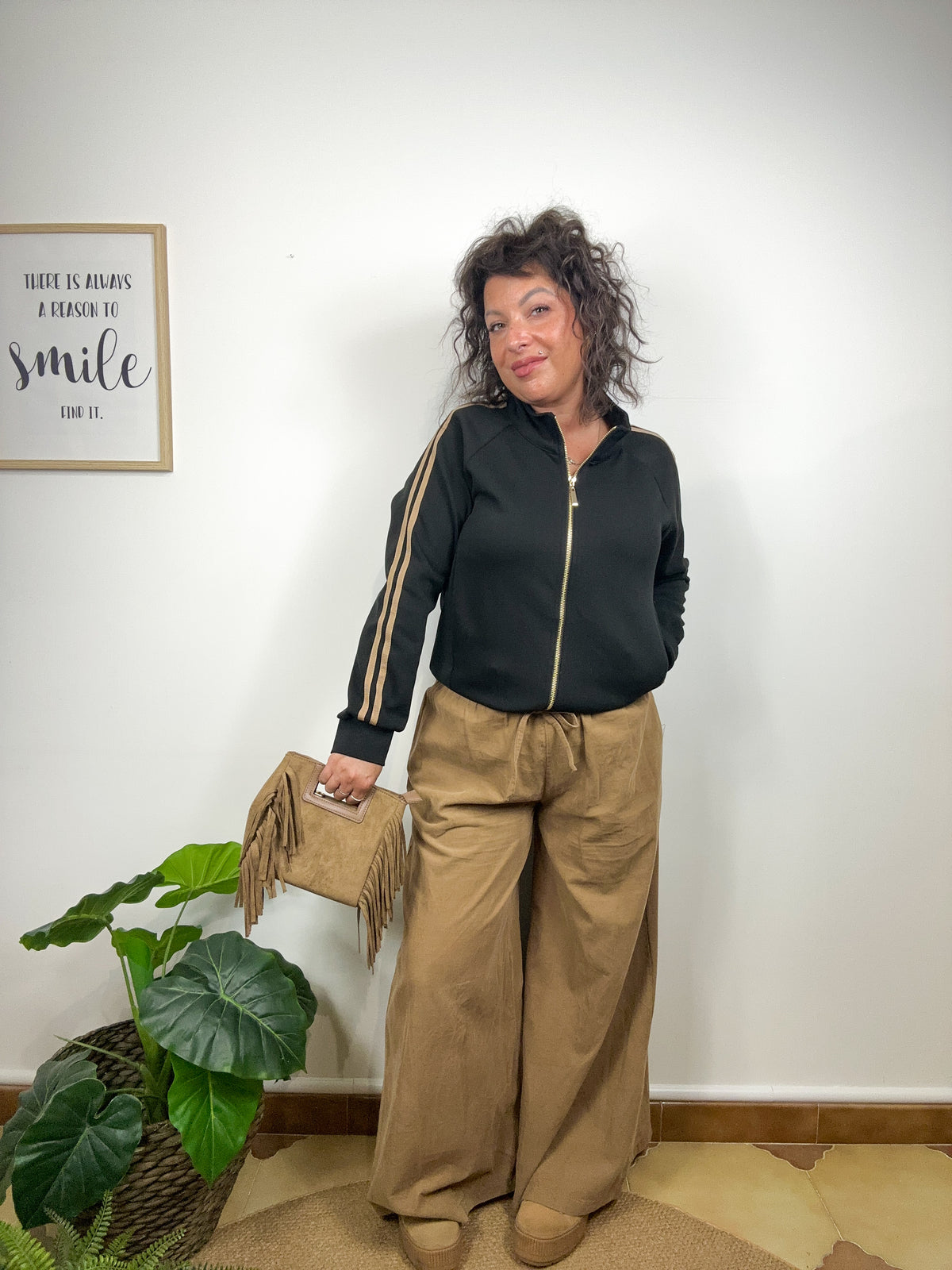 Pantaloni Palazzo Vellutino