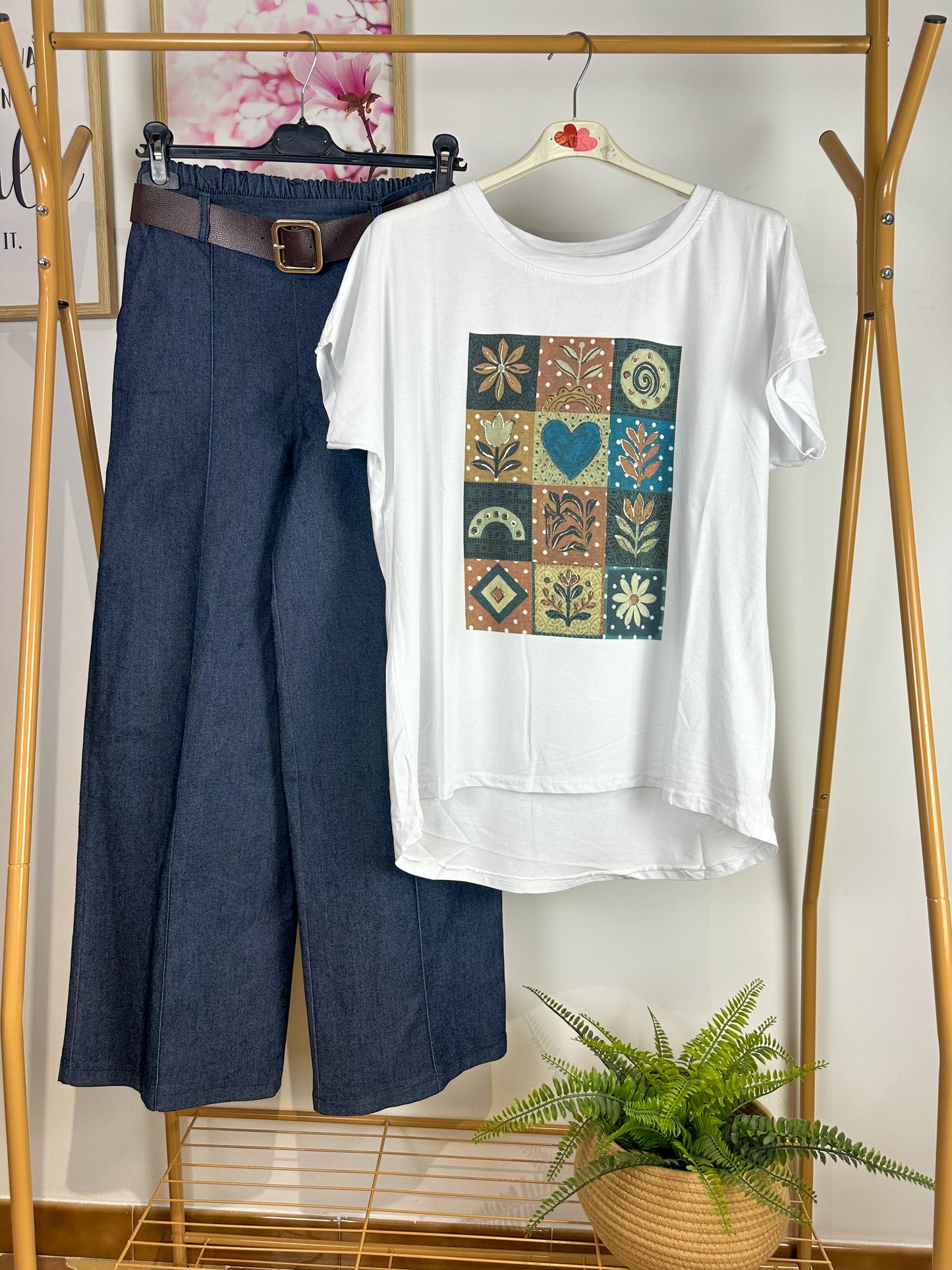 T-shirt Cuore Folk