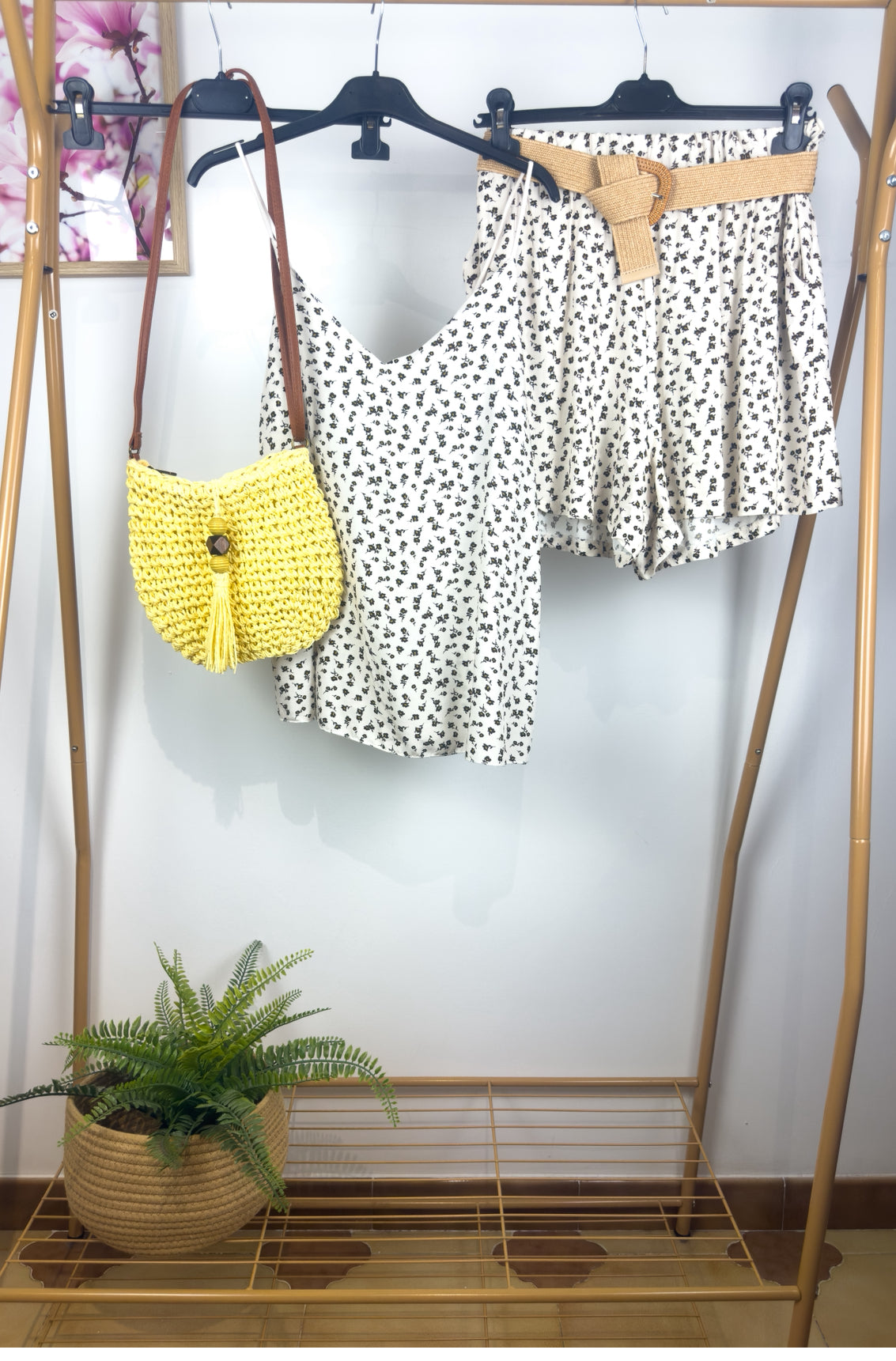Pantaloncini Microfiori