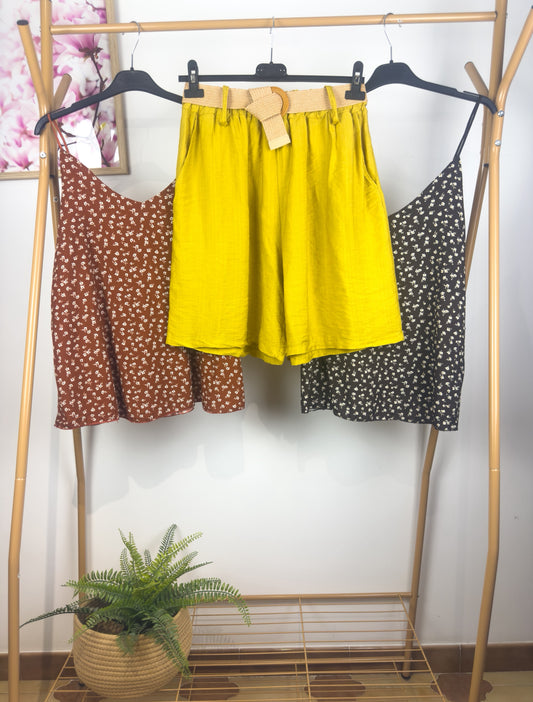 Pantaloncini Senape