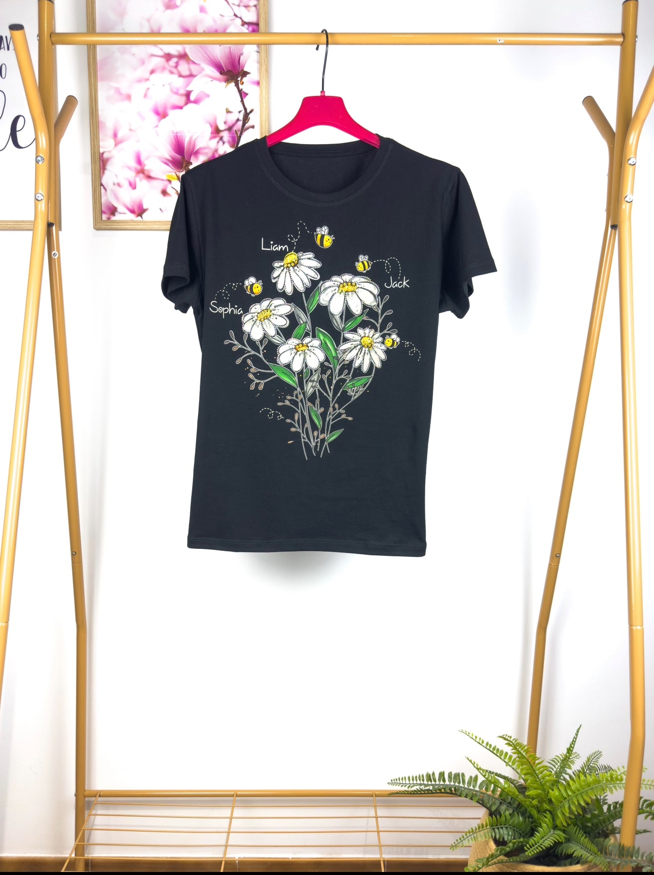 T-shirt Api e Fiori