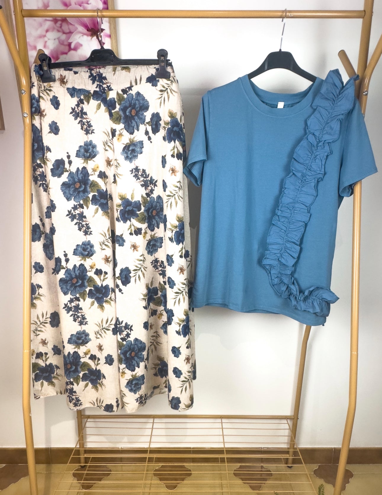 Gonna-Pantalone Fiori
