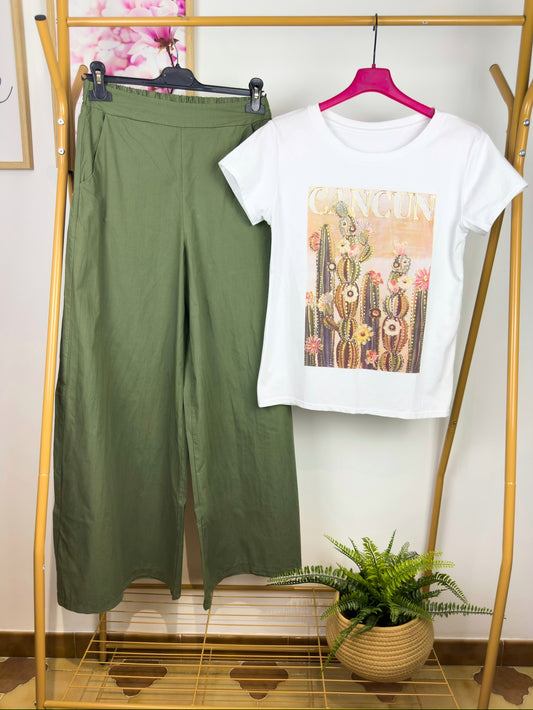 Pantaloni Palazzo Soft Touch