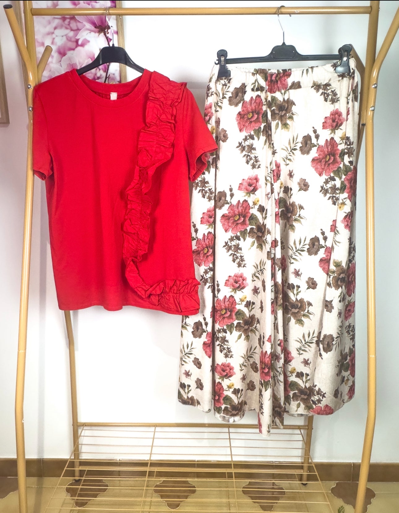 Gonna-Pantalone Fiori
