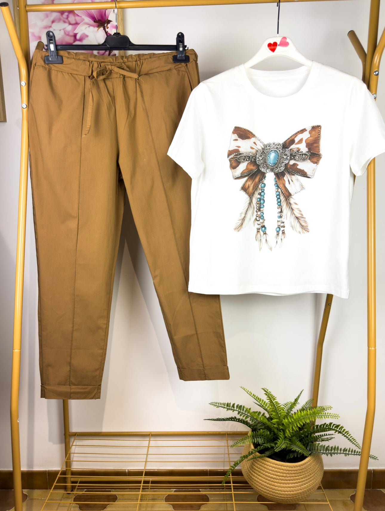 T-shirt Fiocco Boho