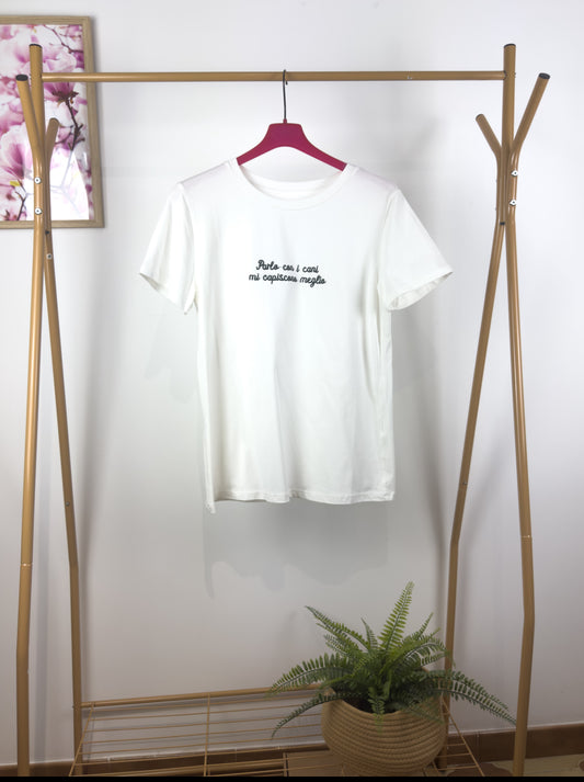 T-shirt Parlo con i cani