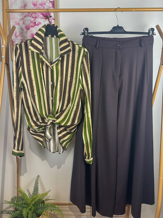 Camicia Righe Autunno