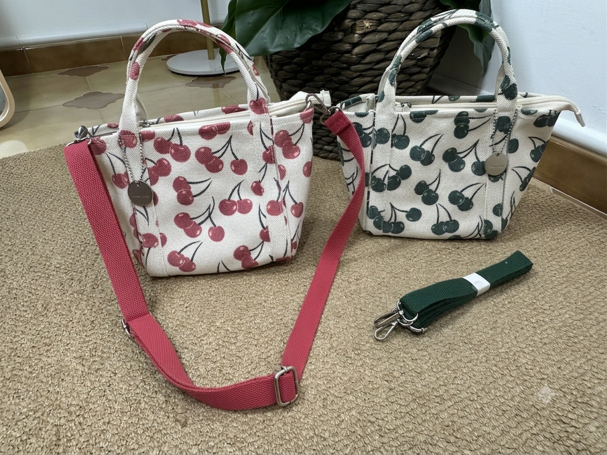 Mini Tote Bag Ciliegie