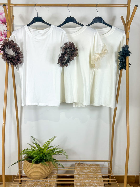 T-shirt Petali di Tulle